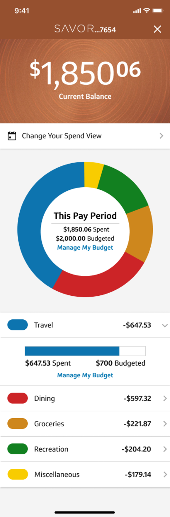 Preview for Budget Tracker